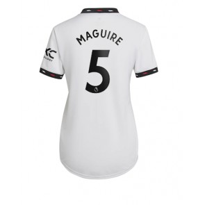 Manchester United Harry Maguire #5 Bortatröja Dam 2022-23 Korta ärmar
